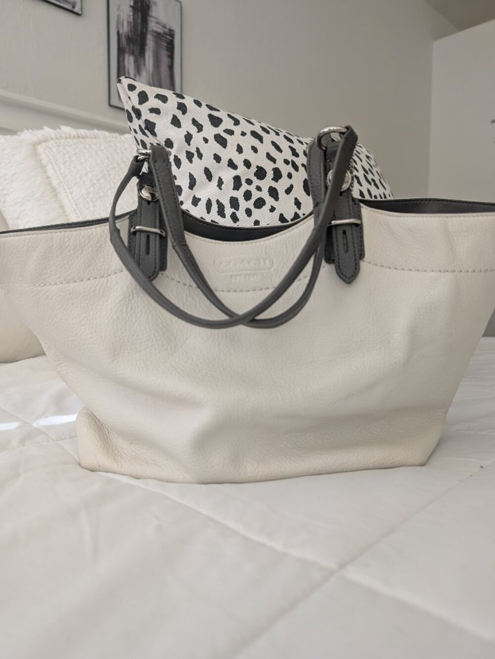 Original Coach Leather Handbag